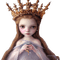 kikkapink winter child girl princess fantasy - png gratis GIF animasi