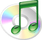 Frutiger aero music icon - безплатен png анимиран GIF
