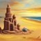 Sandcastle Beach - png gratuito GIF animata