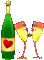 шампанское - 無料のアニメーション GIF アニメーションGIF