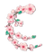 Pink cherry blossom deco [Basilslament] - Ingyenes animált GIF