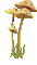 mushrooms gif (created with gimp) - Δωρεάν κινούμενο GIF κινούμενο GIF