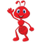 Kaz_Creations Cartoon Red Ants - безплатен png анимиран GIF
