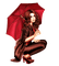 sm3 red fall brown female rain png image - png gratis GIF animado