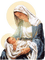 Maria mit Kind - gratis png geanimeerde GIF