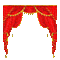 red curtain - Бесплатный анимированный гифка анимированный гифка