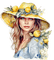 loly33 femme citron - 免费PNG 动画 GIF