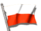 Polska flaga - Animovaný GIF zadarmo animovaný GIF