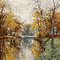 kikkapink autumn background glitter paysage - Ingyenes animált GIF animált GIF