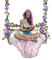 Kaz_Creations Woman-Femme On Swing - kostenlos png Animiertes GIF