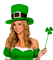 Kaz_Creations  St.Patricks Day  Woman Femme - PNG gratuit GIF animé