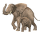 dolceluna elephants couple - Free PNG Animated GIF