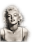 kikkapink marilyn monroe portrait woman - ilmainen png animoitu GIF