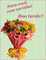 ramo de rosas com mensagem - GIF animate gratis GIF animata