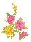 soave deco flowers animated vintage branch pink - Бесплатный анимированный гифка анимированный гифка
