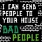bad people white and black myspace text - PNG gratuit GIF animé