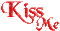 Kaz_Creations Colours Logo Text Kiss Me - GIF animé gratuit GIF animé