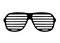 black shutter shades - Besplatni animirani GIF