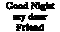Good Night - Bezmaksas animēts GIF animēts GIF