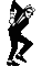 silhouette man homme mann dancer person people  black  gif anime animated    tube  animation art - GIF animé gratuit GIF animé
