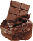 Cake Chocolate Brown - Bogusia - бесплатно png анимированный гифка
