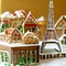 Gingerbread Paris Background - nemokama png animuotas GIF