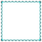 munot - rahmen türkis - turquoise frame - turquoise cadre - PNG gratuit GIF animé