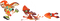 orange inkling girl transformation - ilmainen png animoitu GIF