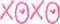 XOXO.Text.Hearts.Pink - Free PNG Animated GIF