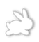 White bunny - nemokama png animuotas GIF
