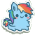 rainbow dash - Darmowy animowany GIF animowany gif