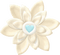 Fleur Blanche :) - PNG gratuit GIF animé