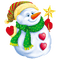 Snowman Christmas gif