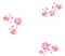 Kaz_Creations Deco Scrap Colours Pink Flowers - PNG gratuit GIF animé