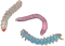 worms4 - GIF animé gratuit