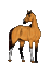 aze cheval marron Brown - GIF animé gratuit GIF animé