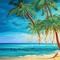 Curly Vine Palm Trees - bezmaksas png animēts GIF