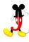 image encre lettre I Mickey Disney edited by me - бесплатно png анимированный гифка