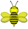 Kaz_Creations Bees Bee - png grátis Gif Animado