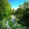 Spring.Printemps.Paysage.Landscape.Victoriabea - 免费动画 GIF 动画 GIF