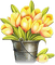 soave deco flowers spring tulips vase garden - ingyenes png animált GIF