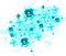 Flowers.Jewels.Bubbles.Glitter.Turquoise - zdarma png animovaný GIF