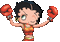 Betty Boop the champ - Free animated GIF Animated GIF