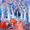 soave background animated spring  blue orange - Gratis animerad GIF animerad GIF