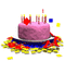 Birthday Party Cake - Безплатен анимиран GIF анимиран GIF