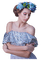 femme en bleu.Cheyenne63 - bezmaksas png animēts GIF