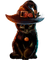 halloween cat by nataliplus - png grátis Gif Animado