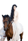 asian woman horse rider