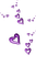 purple hearts kikkapink - Free PNG Animated GIF