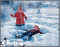 Winter.Hiver.Paysage.Landscape.Snow.Neige.Enfant.Children.Victoriabea - Free animated GIF Animated GIF